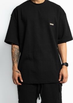 Camiseta Oversized Metal (Preta)