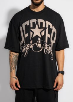 Camiseta Oversized Star preta
